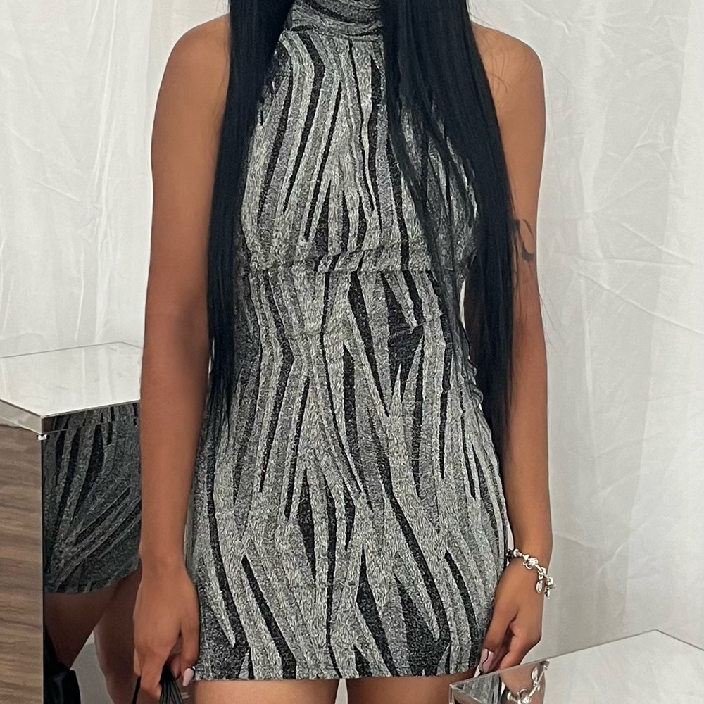 Black & Silver dress